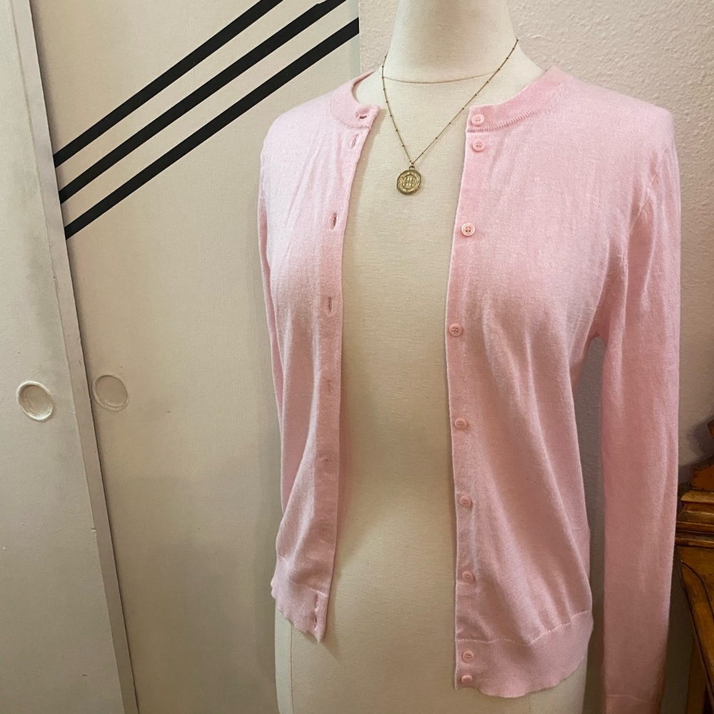 J. Crew Light Pink Women's Cardigan
